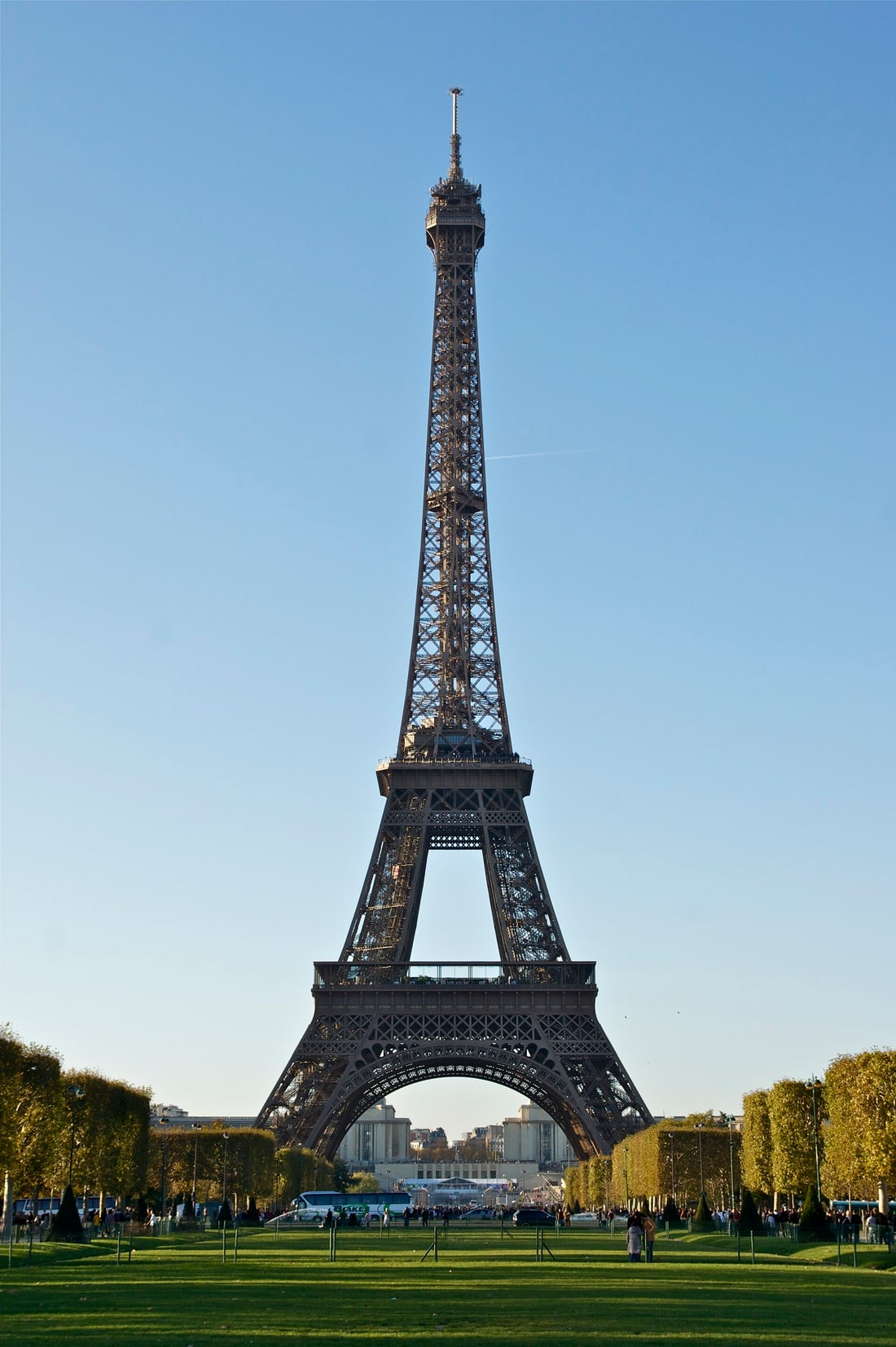 The Eiffel Tower from the Champ de Mars